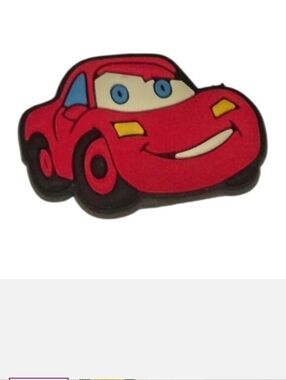 Lightning McQueen Croc Charm Cars Disney Red Race Car Jibbitz Style Cartoon Kids